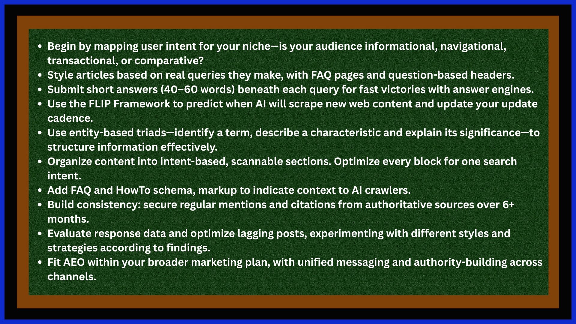 Actionable AEO Strategies