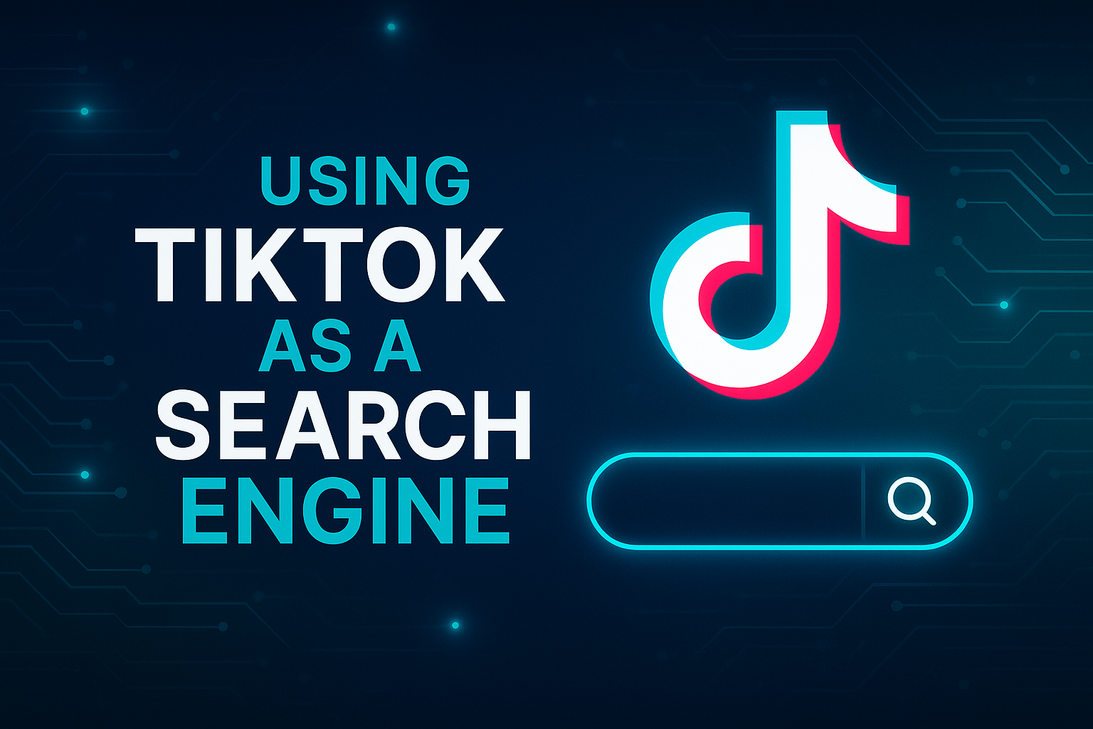 Using TikTok as a Search Engine