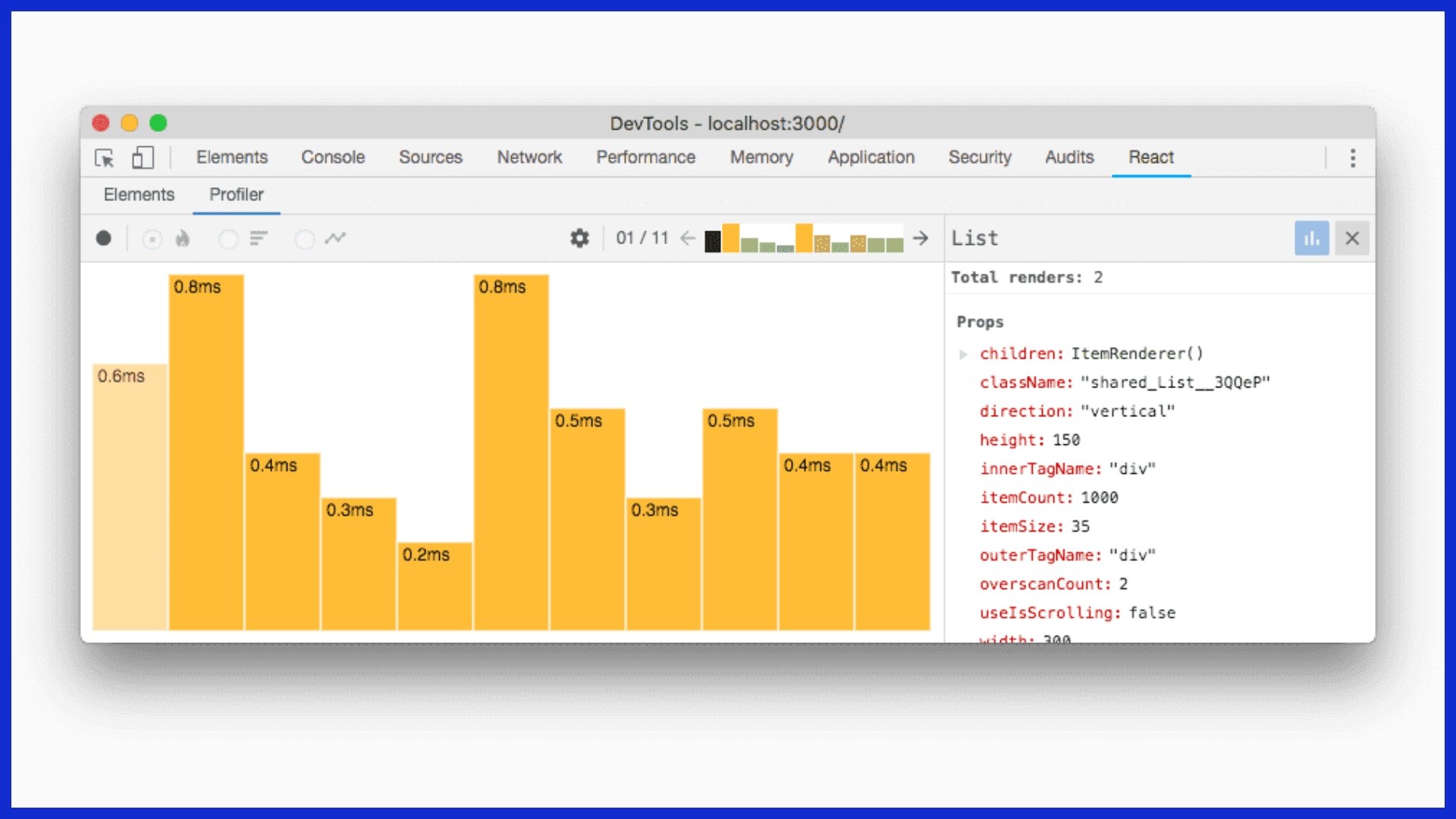 React Profiler