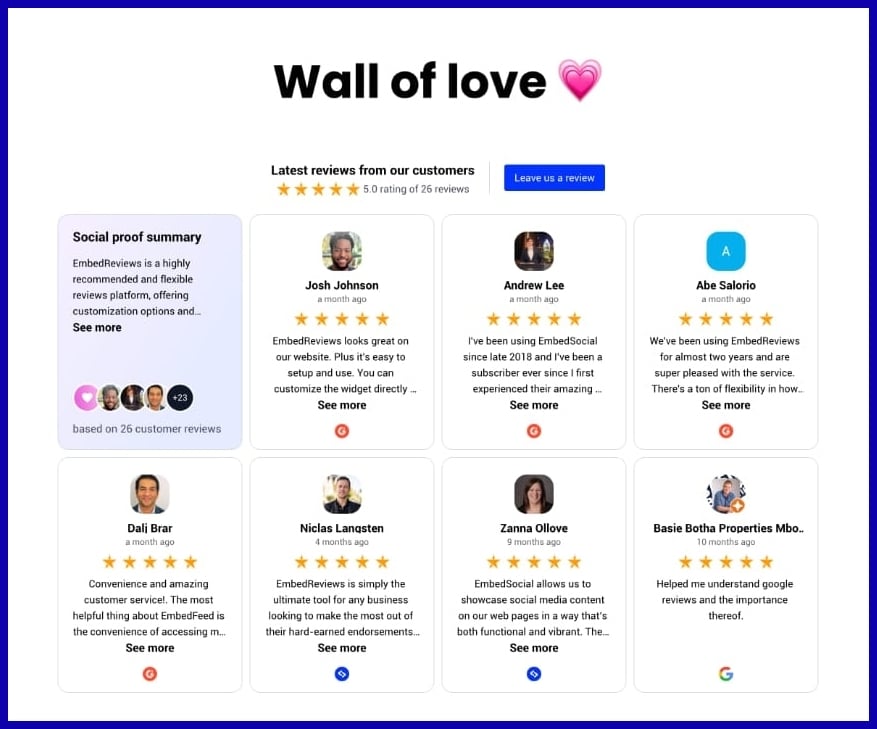 Review Integration