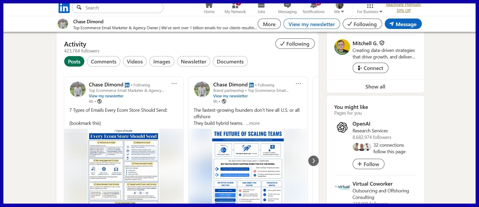 Web 2.0 Blogs and Profiles