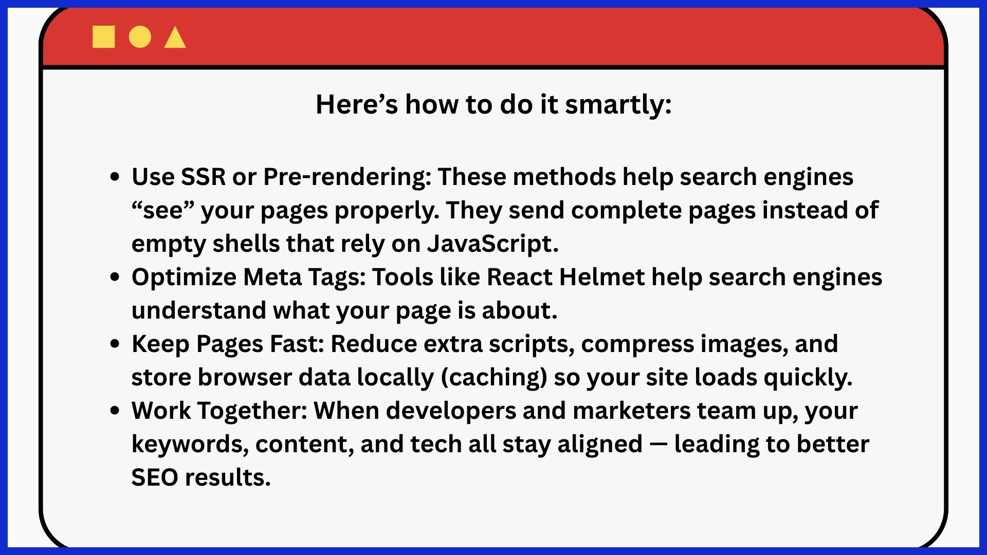 A Proactive SEO Strategy