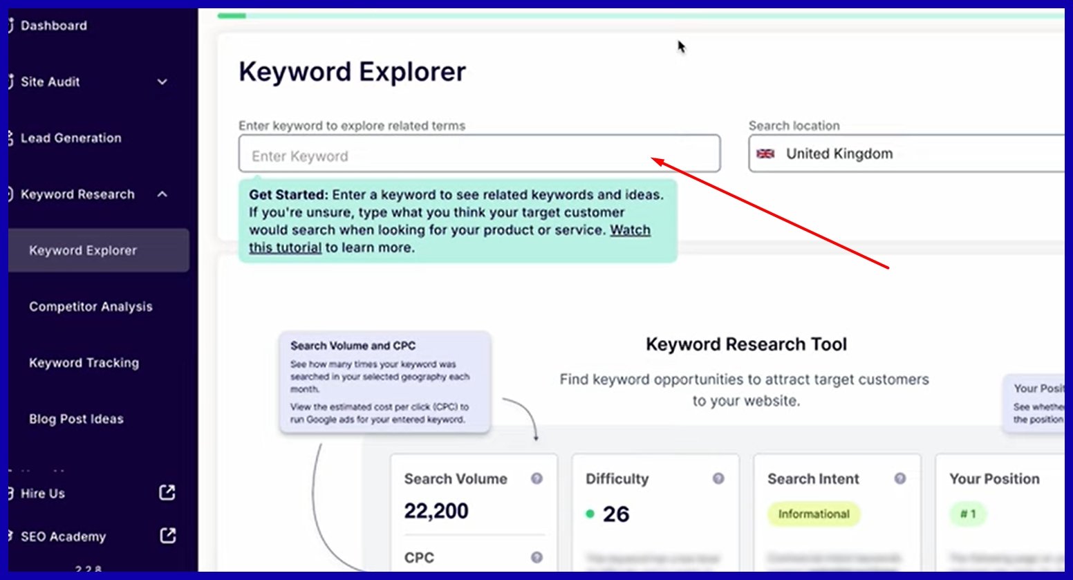 Keyword Strategy