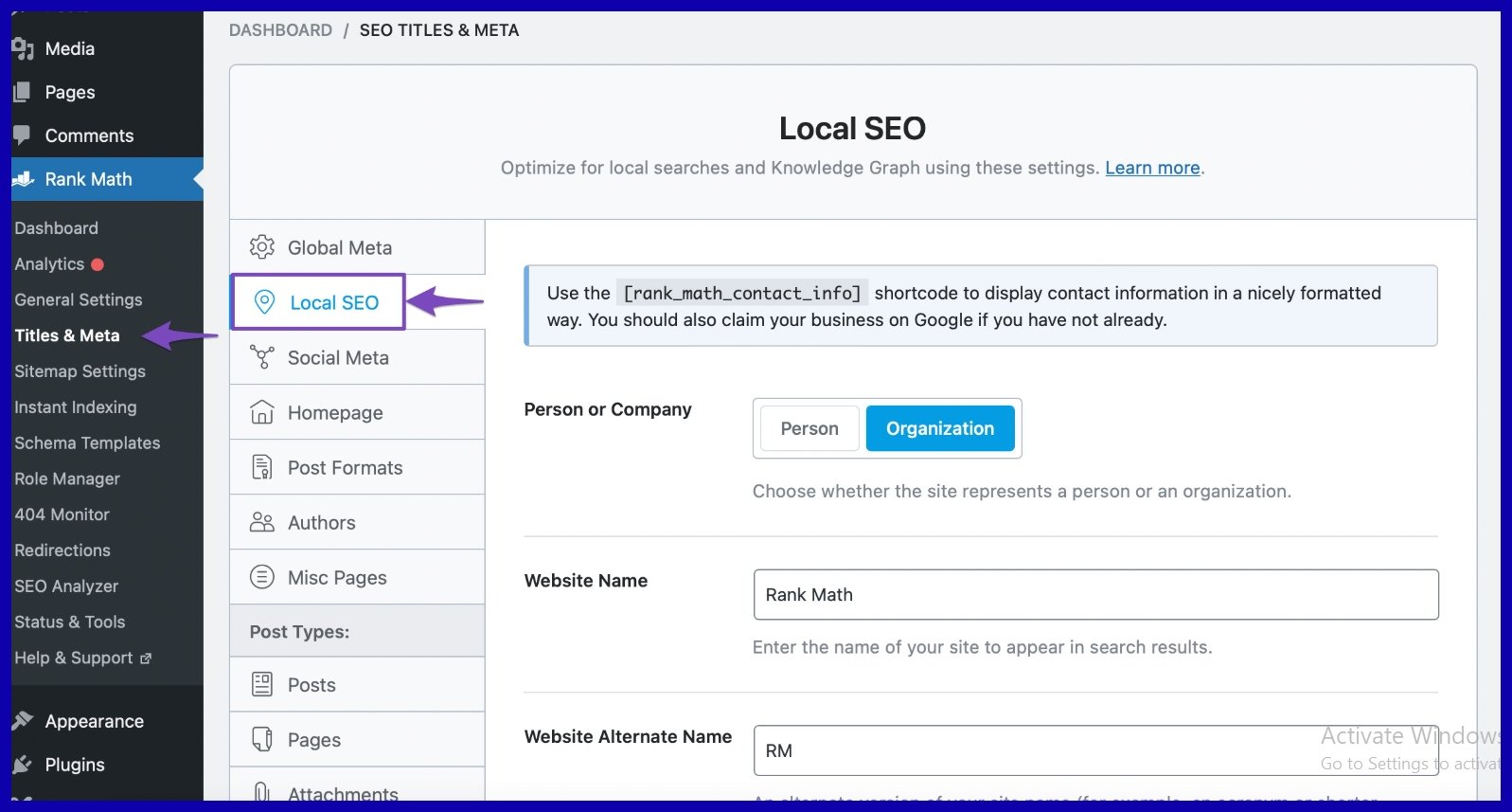 SEO plugin