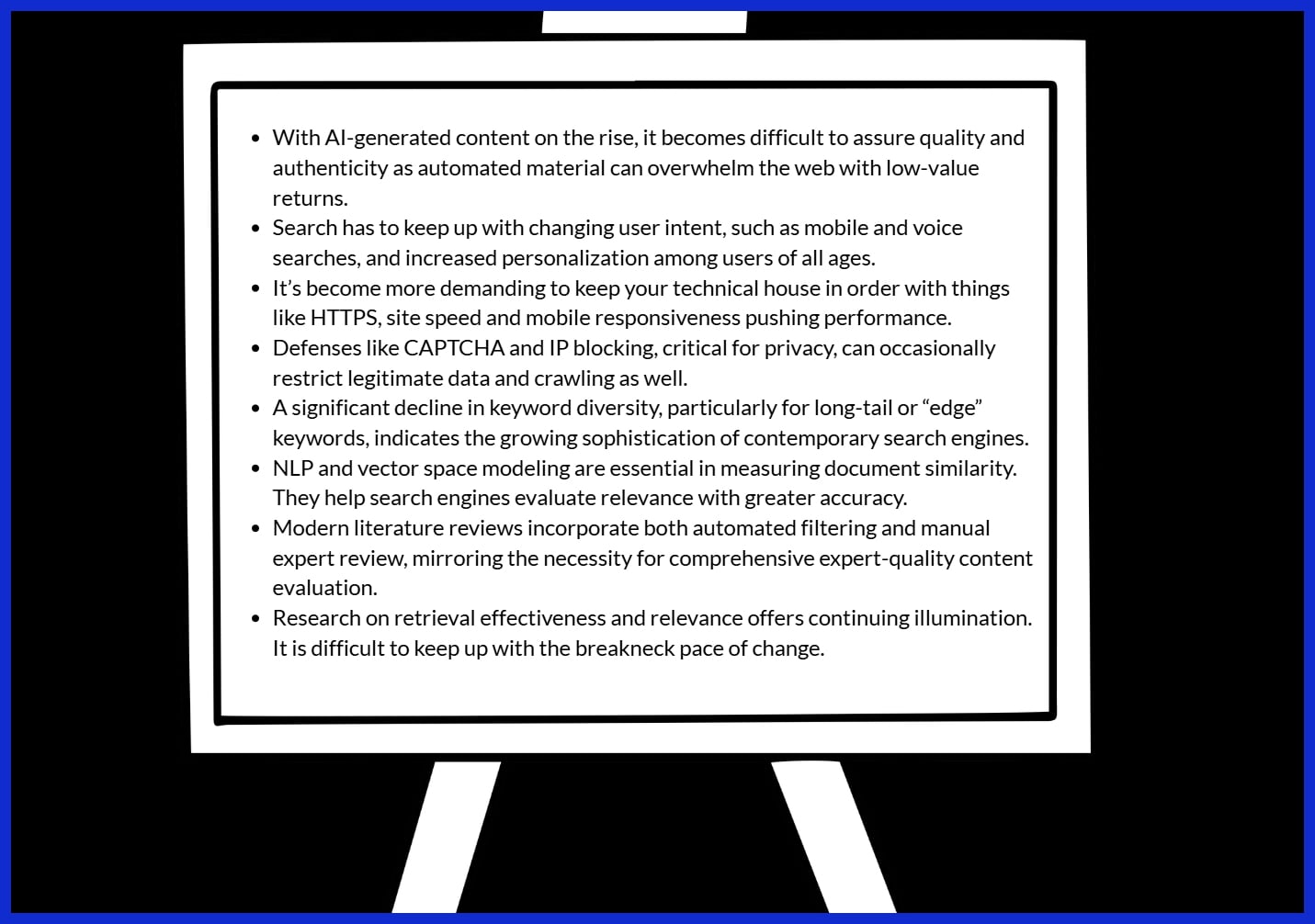 Modern Search Optimization Challenges