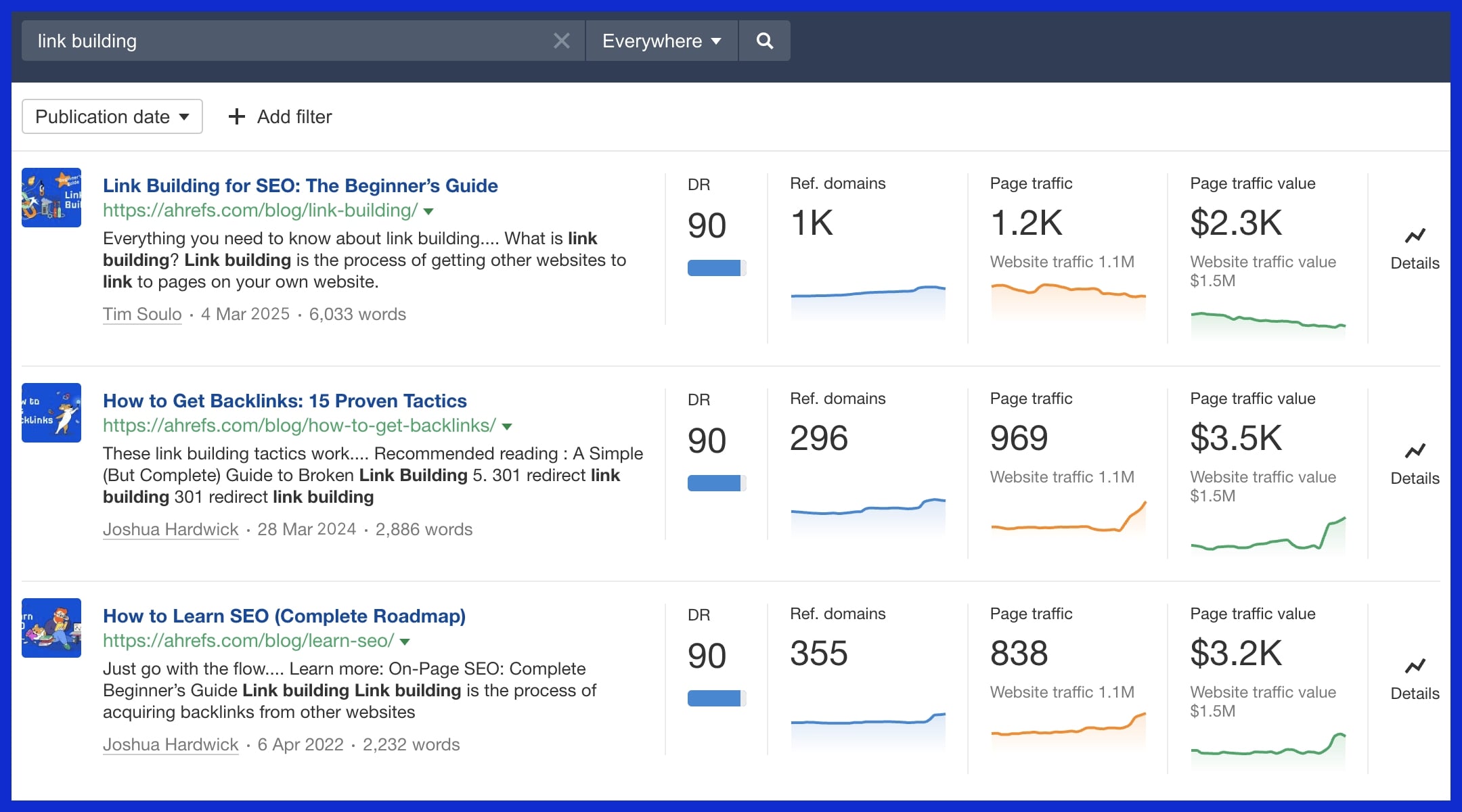 Use Content Explorer to Find Sites That Accept Guest Posts