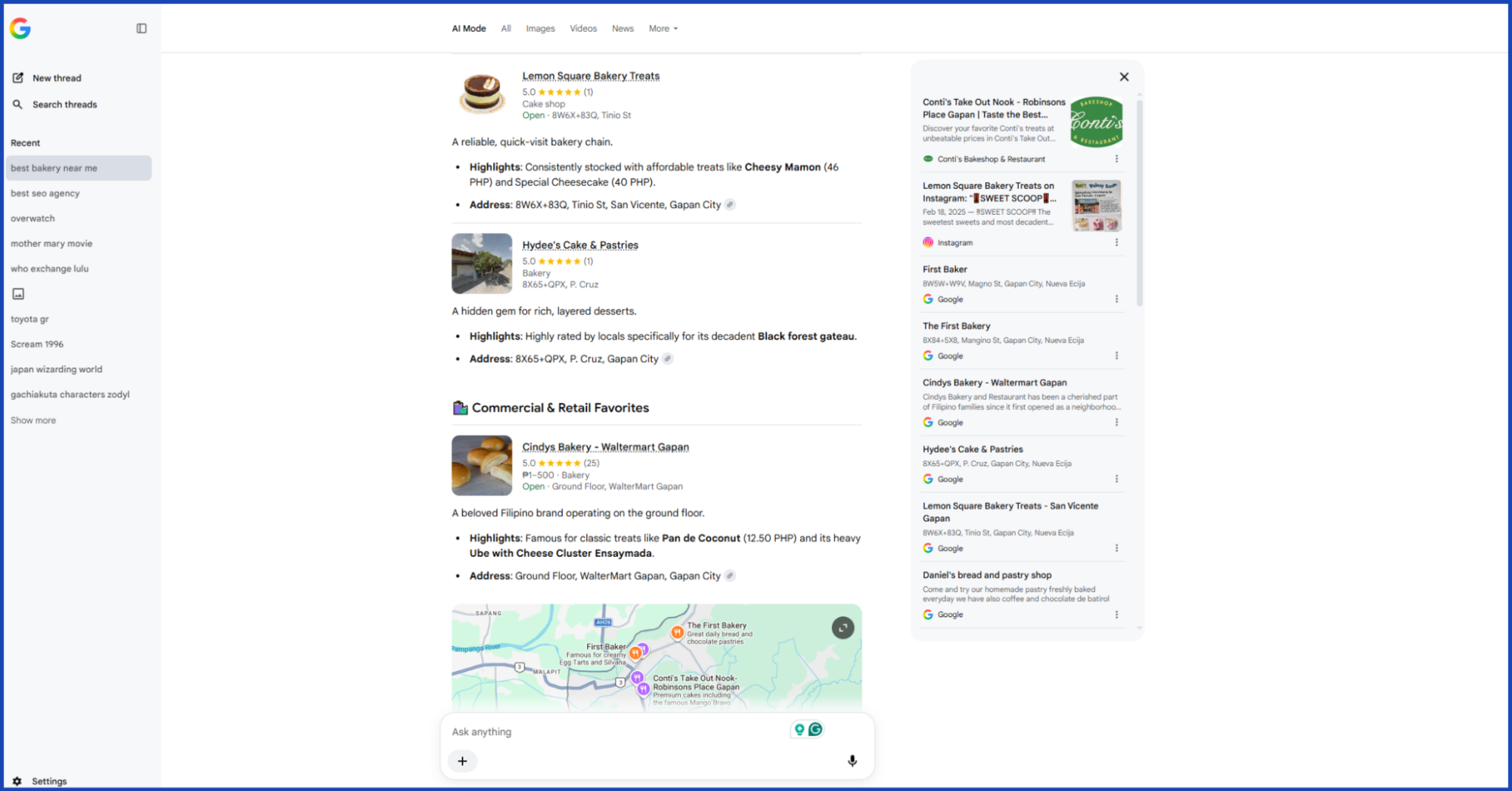 Yes, Google Search AI Mode