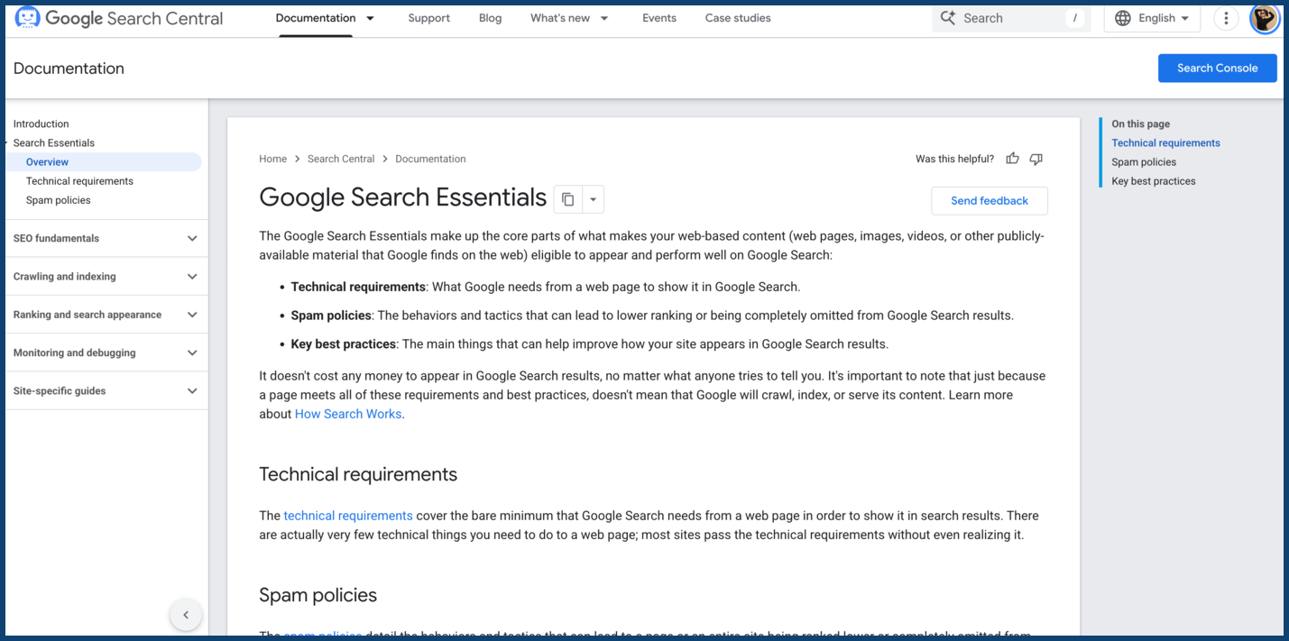 What Exactly Are Google Search Essentials Guidelines?